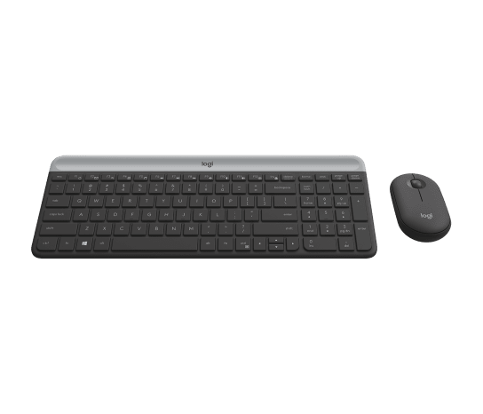 Logitech MK470 Wireless Optical Graphite Keyboard and Mouse Combo