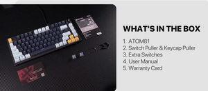 Fantech Mizu Series ATOM81 MK875V2 75% Mechanical Gaming Keyboard NAVY | ATOM81 MK875V2