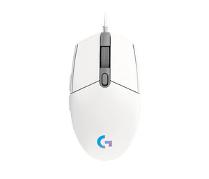 Logitech G102 LIGHTSYNC White – Wired RGB Gaming Mouse, 6 Programmable Buttons, 200–8,000 DPI