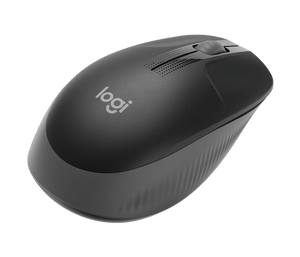 Logitech M190 Wireless Mouse (Charcoal) – Full‑Size, 2.4 GHz, 1000 DPI, 18‑Month Battery