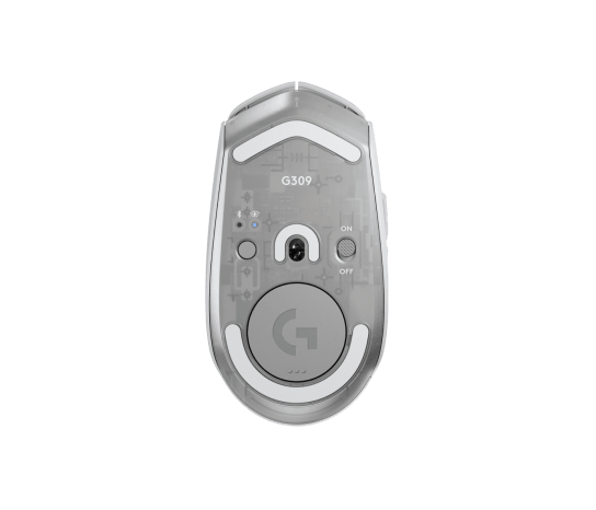 Logitech G309 LIGHTSPEED Wireless Gaming Mouse WHITE – HERO 25K Sensor, Dual Wireless, 6 Programmable Buttons, Ultra Lightweight