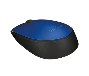 Logitech M171 Blue/Black – 2.4 GHz Wireless Optical Mouse, 1000 DPI, Ambidextrous, 12‑Month Battery