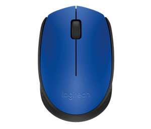 Logitech M171 Blue/Black – 2.4 GHz Wireless Optical Mouse, 1000 DPI, Ambidextrous, 12‑Month Battery