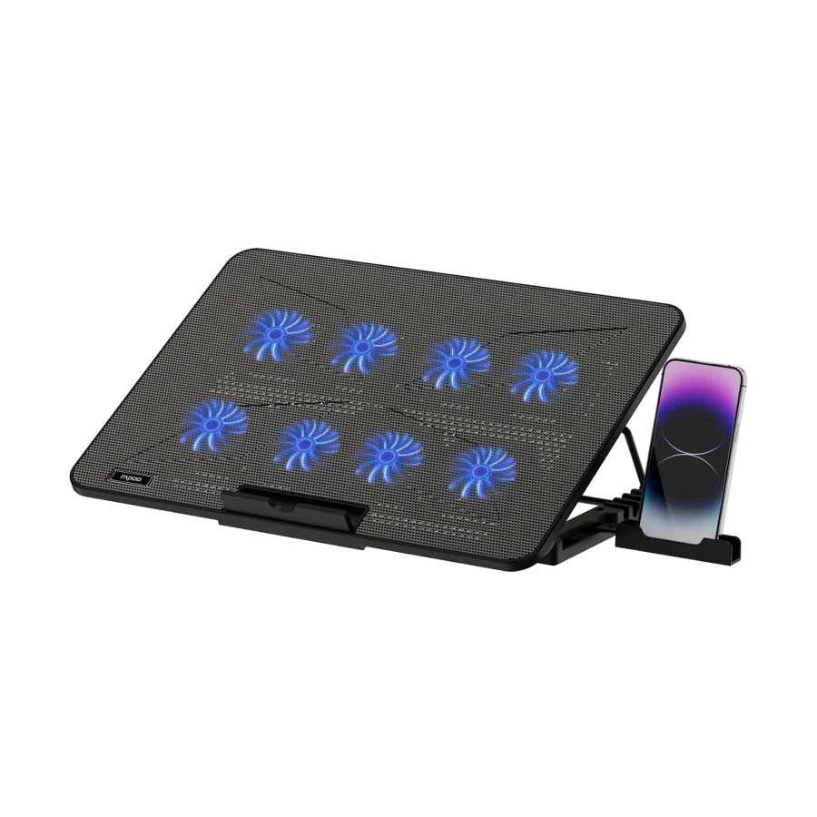Rapoo CF300 Black 17 Inch Laptop Cooler with Phone Holder