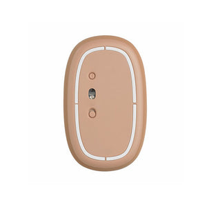 RAPOO M650 Bluetooth Multi-Device Silent Mouse, Dual Mode Bluetooth + 2.4G Wireless Mouse, 9 Months Battery Life, Switch up to 3 Devices, 2-Year Warranty - BROWN
