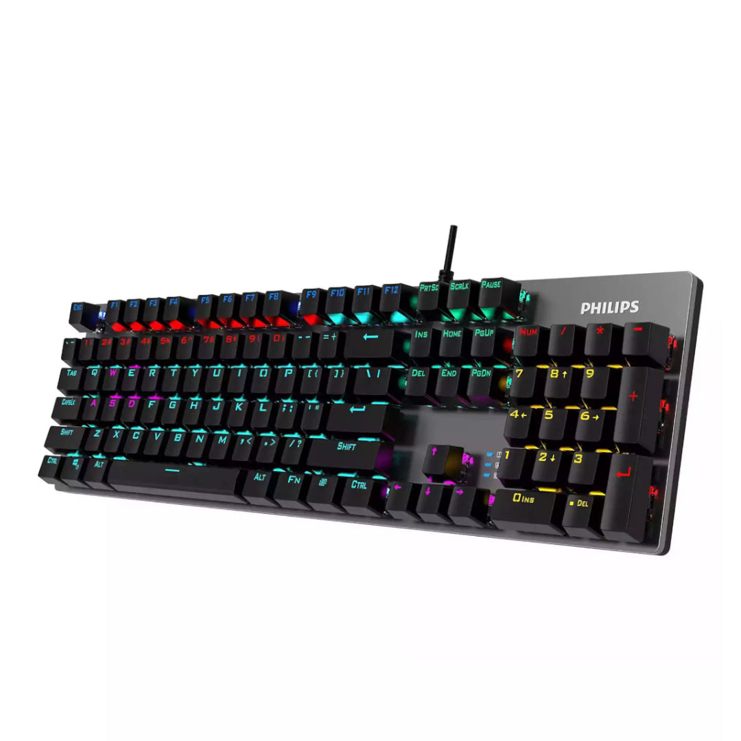 Philips Gaming Mechanical Keyboard – Blue Switches – 16 Ambiglow Chroma FX