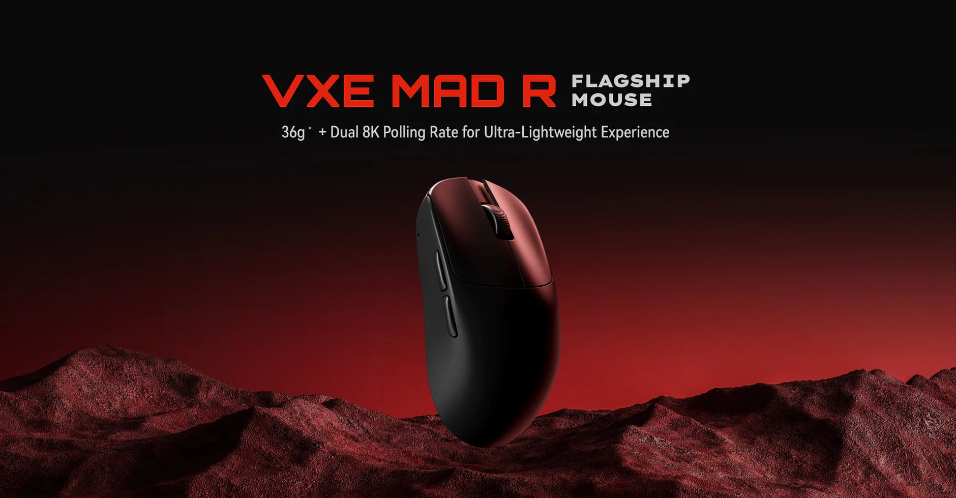 VXE MAD-R (8K) Gaming Mouse - Black