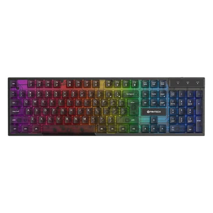 Fantech Shikari K515 Wired Gaming Keyboard Black | K515-SHIKARI-BLK - eng/عربي
