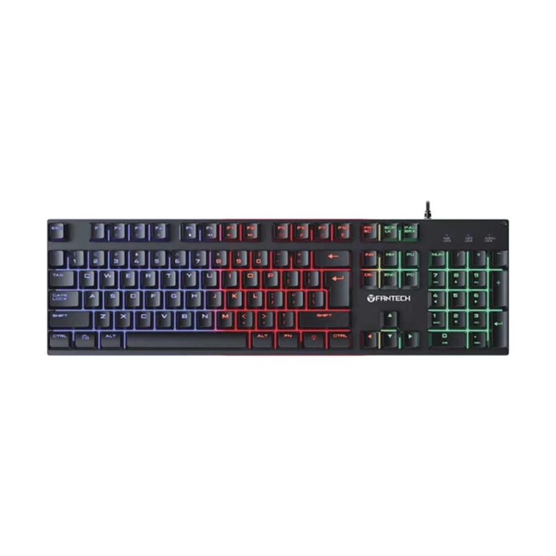 Fantech K614L Fighter III RGB Wired Gaming Keyboard Black - عربي/eng