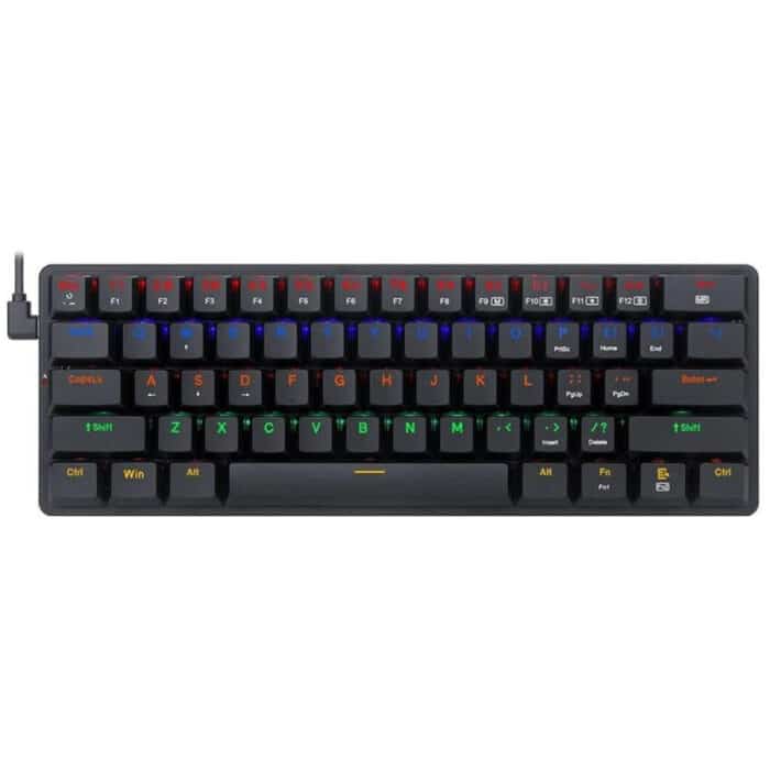 Redragon K615P-KBS Elise Pro RGB Mechanical Keyboard Wireless Bluetooth Tri-Mode Ultra-Thin Low Profile Blue Switch - عربي/eng