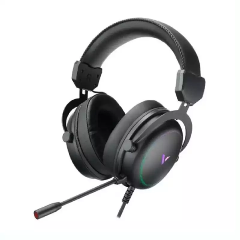 Headphone Rapoo VH300S Gaming Black 7.1USB - Side View