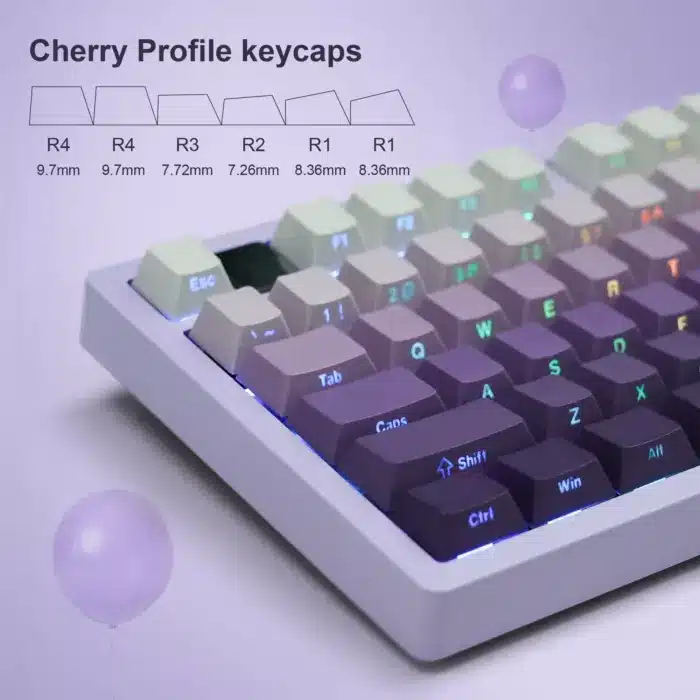 Side-printed Keycap – Gradient Purple - Package Contents