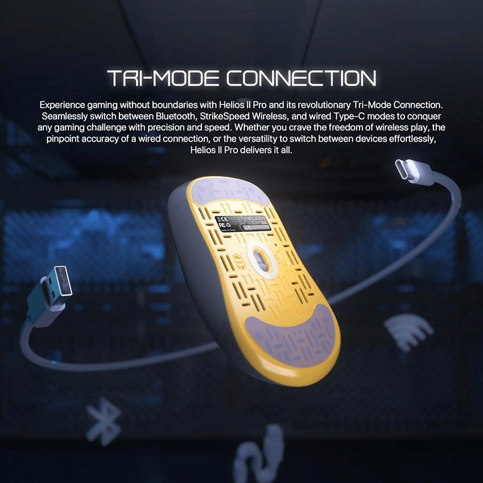 fantech HELIOS II PRO XD3 V3 gaming mouse - Back View