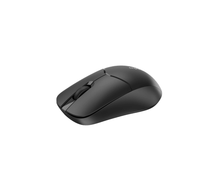 Rapoo 1510 Silent Wireless Optical Mouse Black - Side View