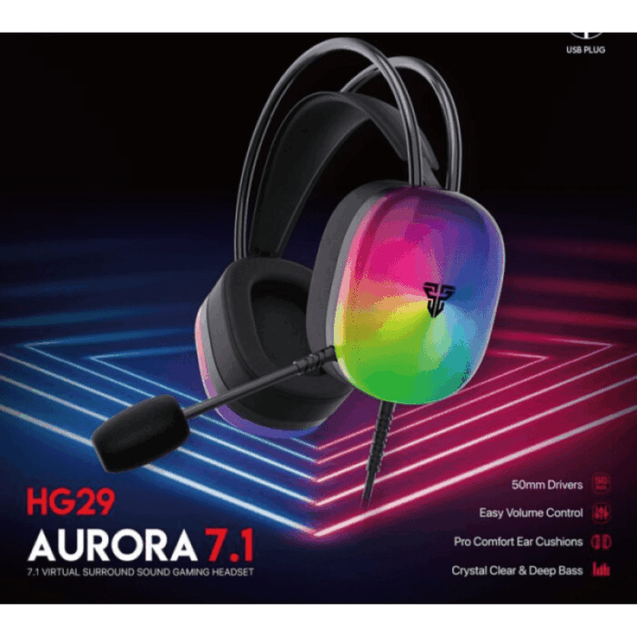 FANTECH AURORA HG29 7.1 SURROUND SOUND GAMING HEADSET - View 7