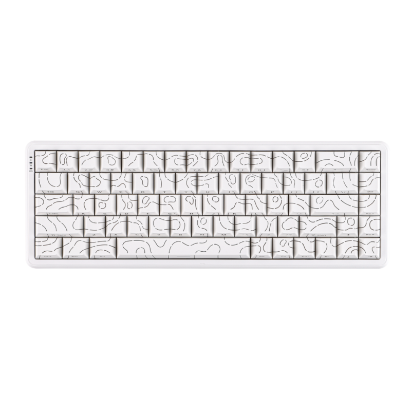 AJAZZ AK680 MAX Magnetic Switch keyboard (WHITE COUNTER) - Magnetic Rice Switch