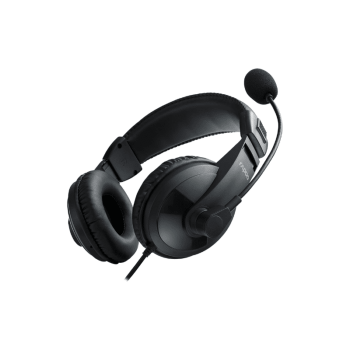 Headphone Rapoo H150S Black USB - Back View