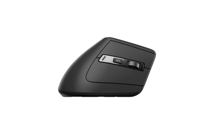 RAPOO EV310M Multi-mode Vertical Wireless Mouse Adjustable - Side View