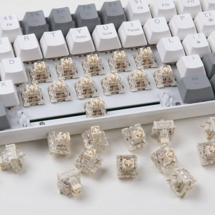 110PCS X MageGee Ivory White Switches - In Use
