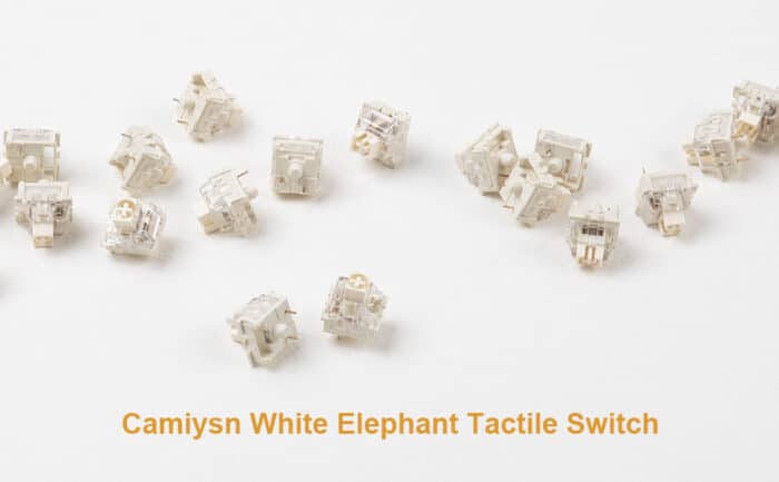 110PCS X MageGee Ivory White Switches - Detail View