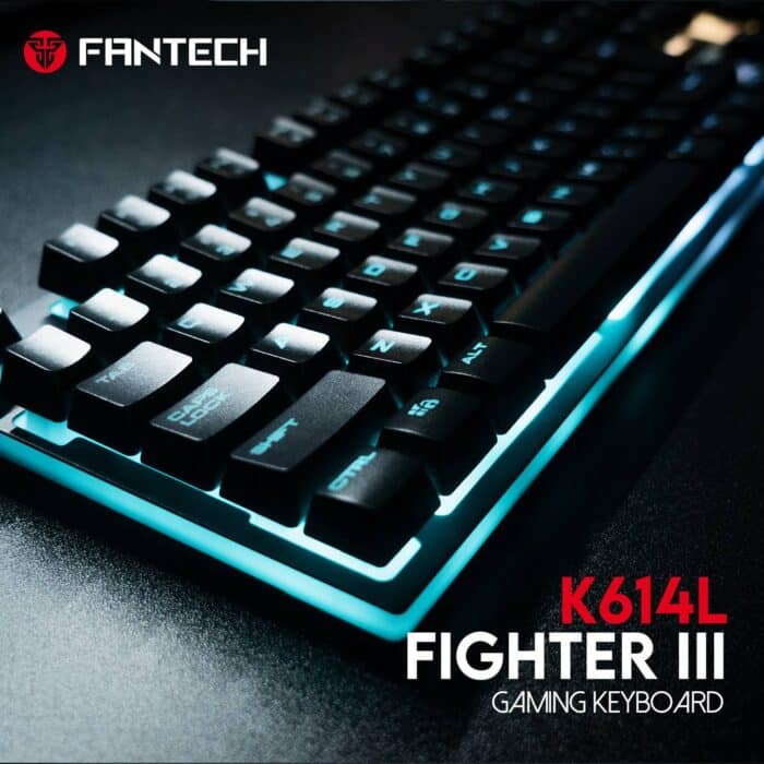 Fantech K614L Fighter III RGB Wired Gaming Keyboard Black - عربي/eng - In Use