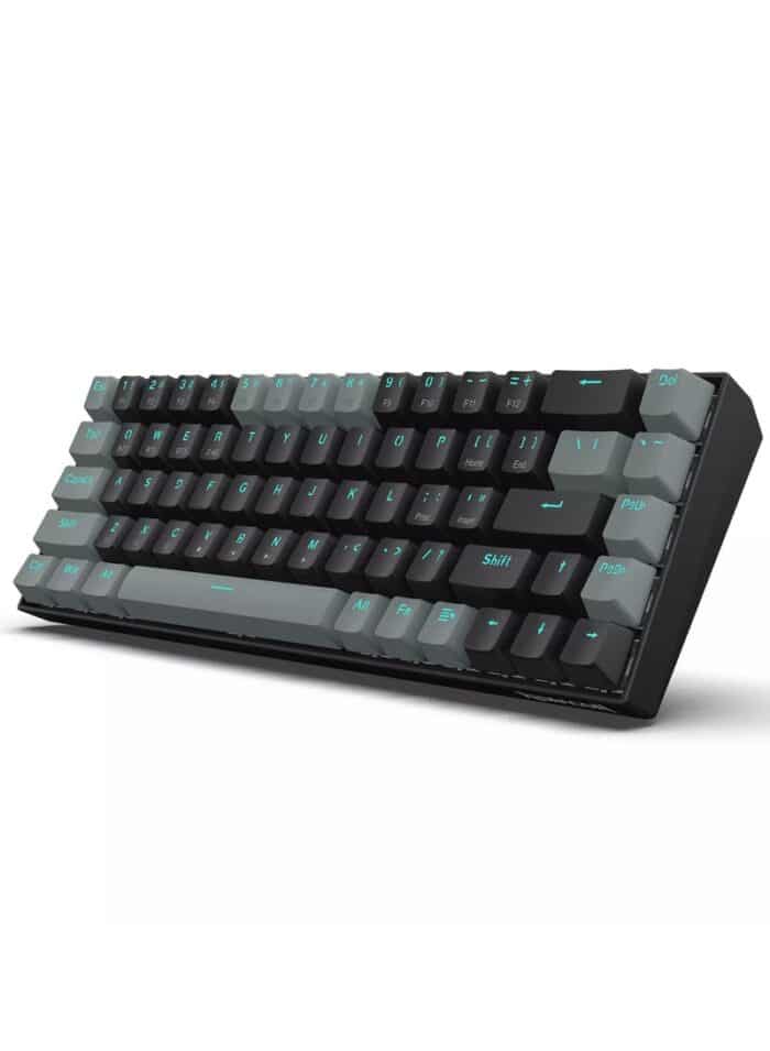 REDRAGON K662 Gwern Dual Mode Wireless, Bluetooth Gaming Mechanical Keyboard, Red Switch - Detail View