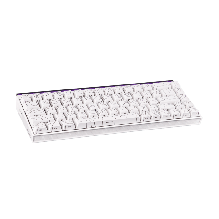 AJAZZ NK68 Small Mechanical Keyboard 68-key layout Mixed Light DIY Wired Version - View 7