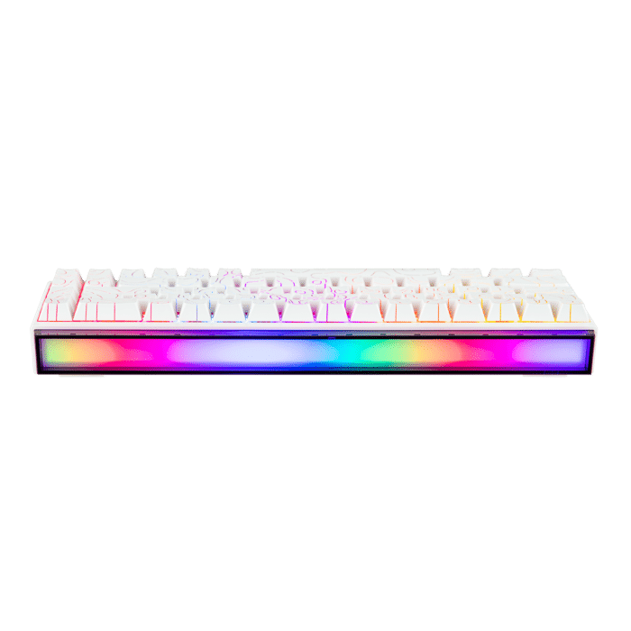 AJAZZ NK68 Small Mechanical Keyboard 68-key layout Mixed Light DIY Wired Version - Back View