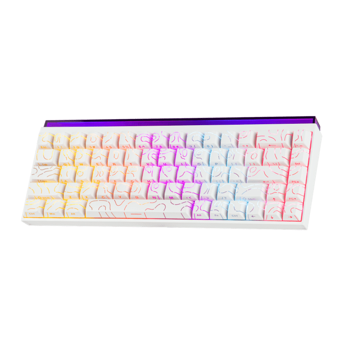 AJAZZ NK68 Small Mechanical Keyboard 68-key layout Mixed Light DIY Wired Version - View 9