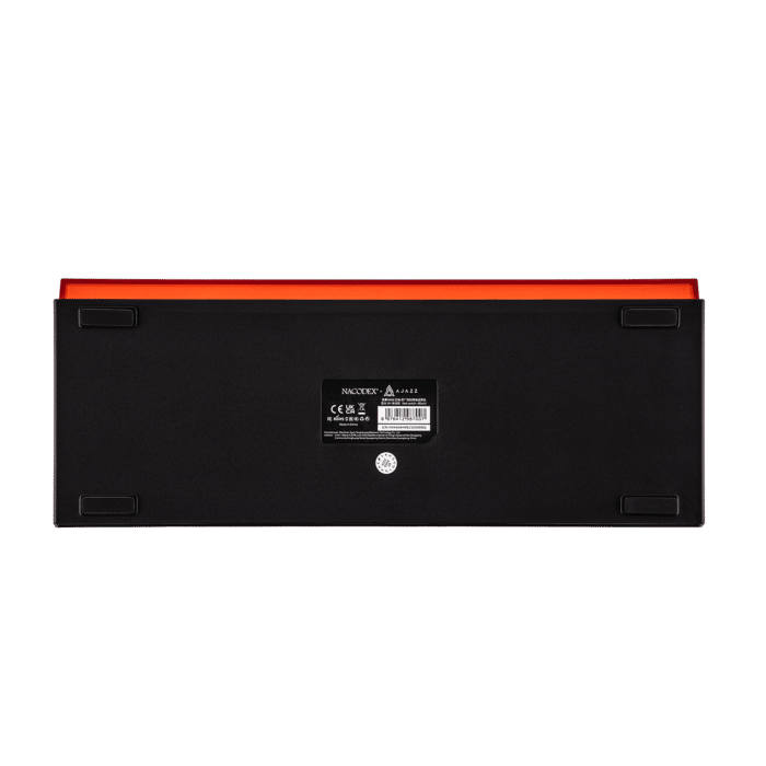 AJAZZ NK68 RGB Mechanical Keyboard 68-key layout Mixed Light DIY Wired Version (Black) - Back View