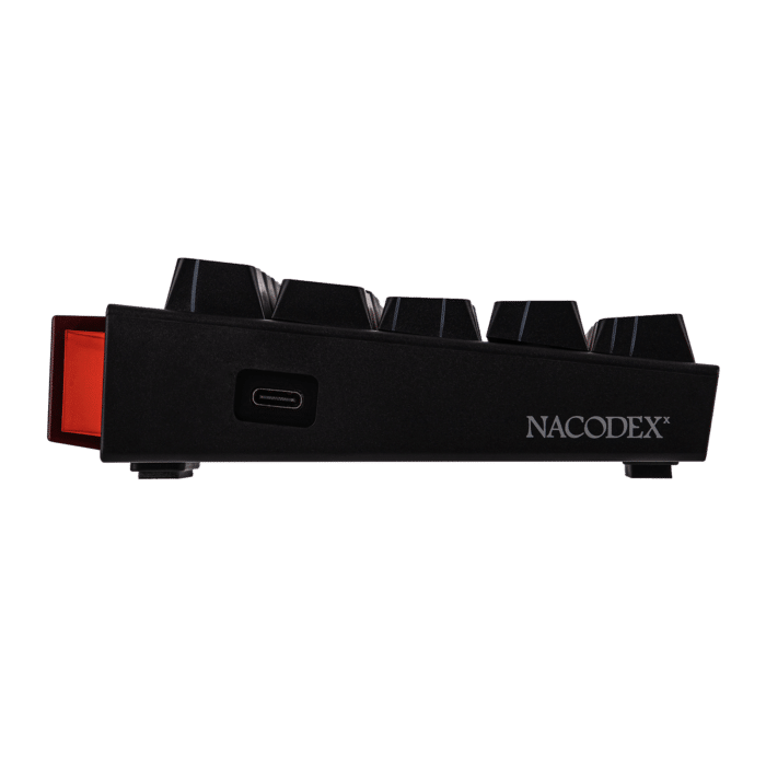 AJAZZ NK68 RGB Mechanical Keyboard 68-key layout Mixed Light DIY Wired Version (Black) - Detail View