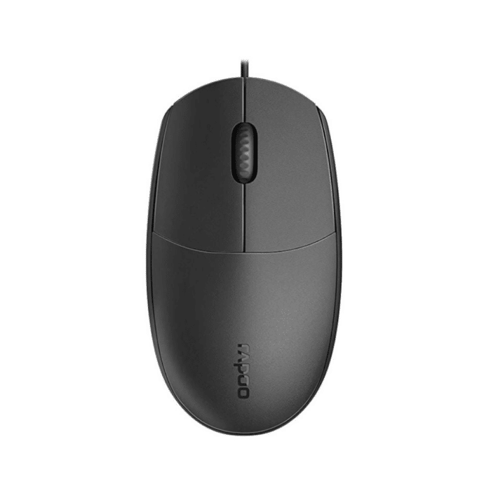 Rapoo N200 USB Wired Mouse Black