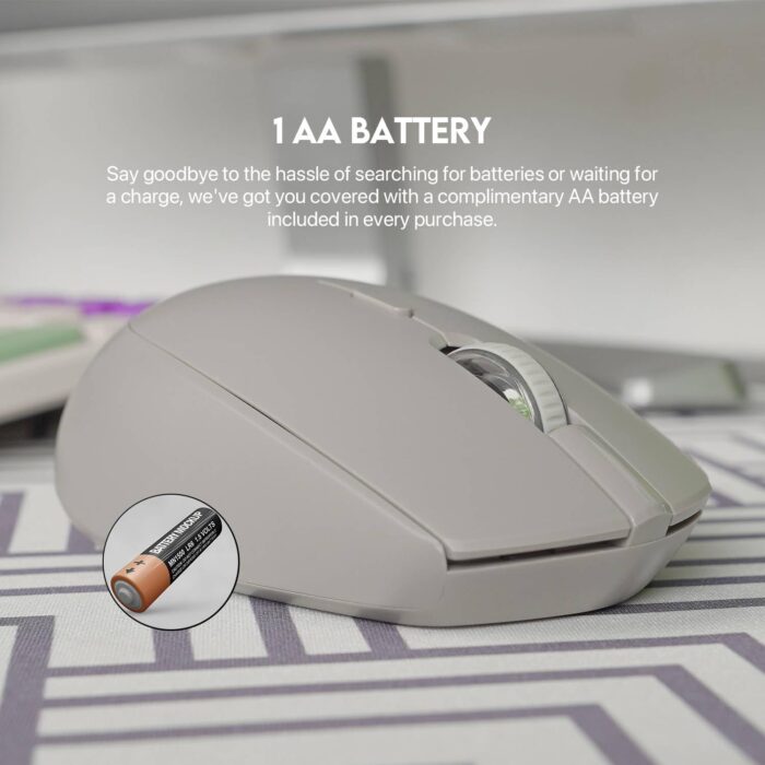 FANTECH GO W193 Wireless Mouse Beige - Detail View