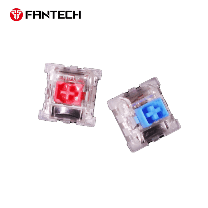 Fantech ATOM104 MK886V2 mechanical keyboard Sumi grey - 104 Keys | Full-Size | RGB | Sumi Grey - Back View