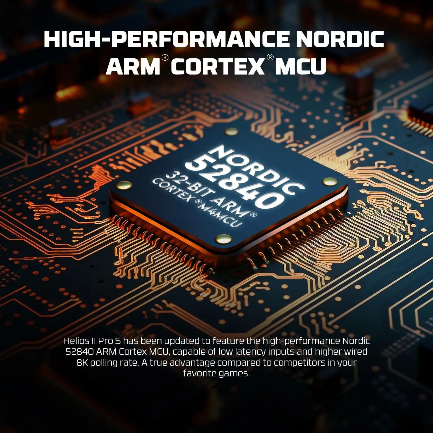 FANTECH HELIOS II XD3V3 4K8K PRO S E-SPORT WIRELESS GAMING MOUSE - 3 CONNECTION MODE WHITE - Image 5