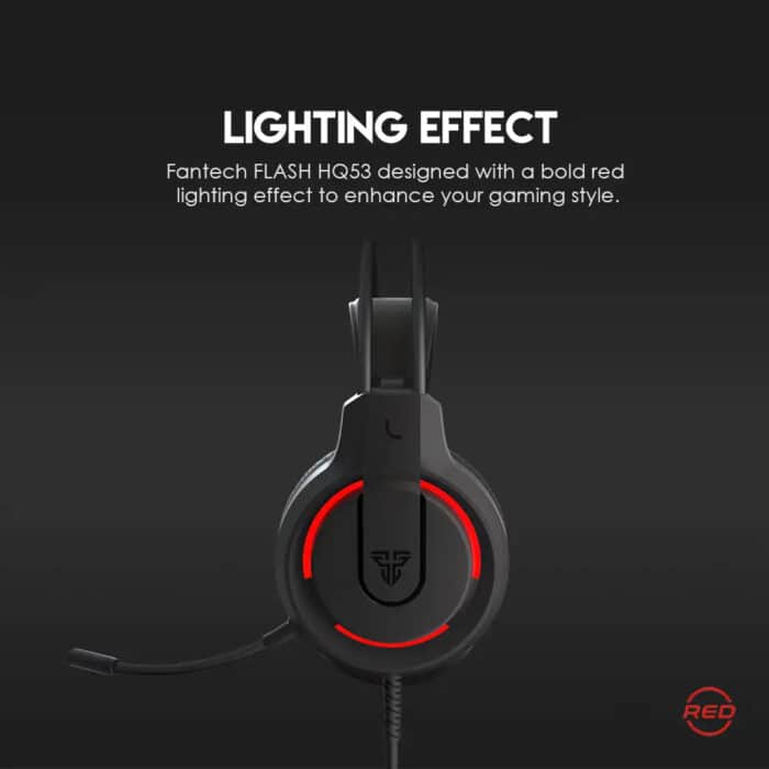 FANTECH HQ53 Flash Lightweight Wired Gaming Headset BLACK - Package Contents