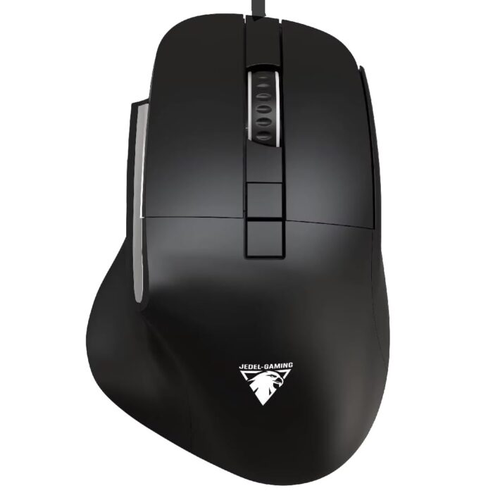 JeDEL CP102 Mouse - Optical Sensor 3600 DPI 7 Buttons Braided cable silent click