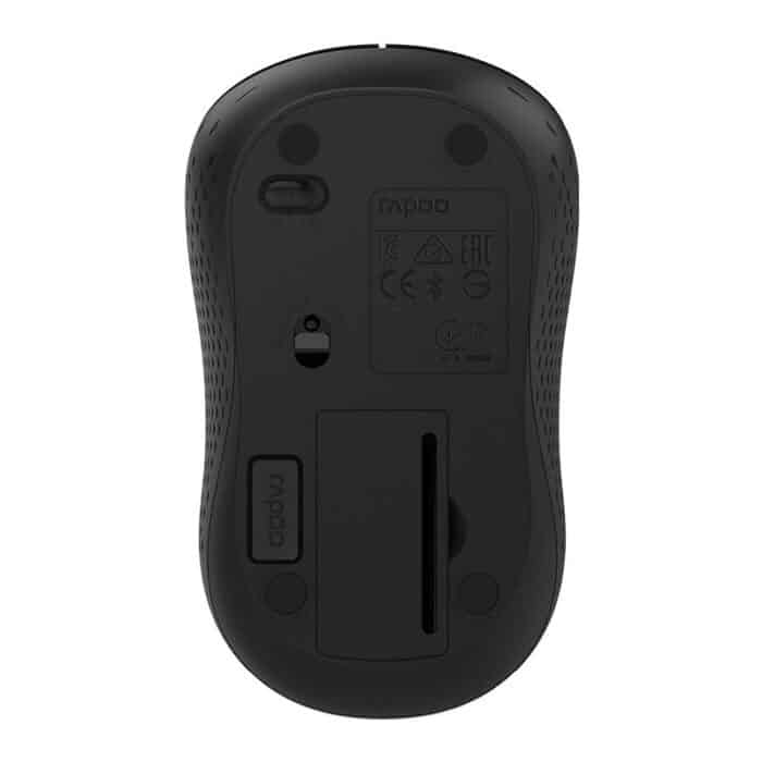 Rapoo M160 silent Multi-mode Wireless Silent Optical Mouse - Back View