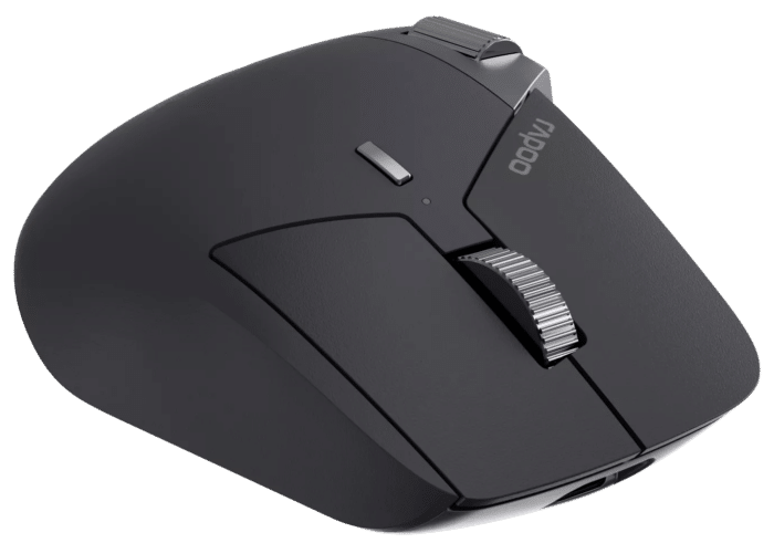 Rapoo MT760L Multi-mode Wireless Optical Mouse - Black Ergonomic Design - View 7