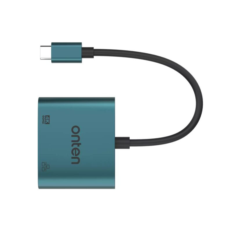 ONTEN UC288 USB-C to HDMI HD Video Adapter with RJ45(100M)