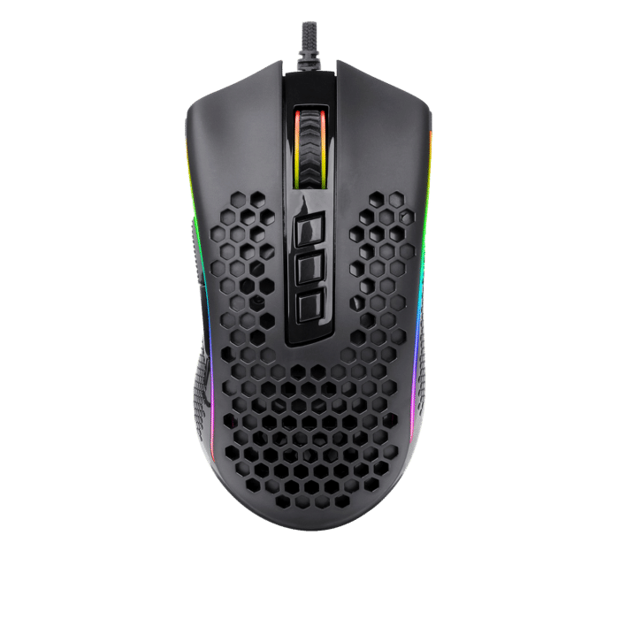 Redragon M808 Storm Lightweight RGB Gaming Mouse, 85g Ultralight Honeycomb Shell - View 12