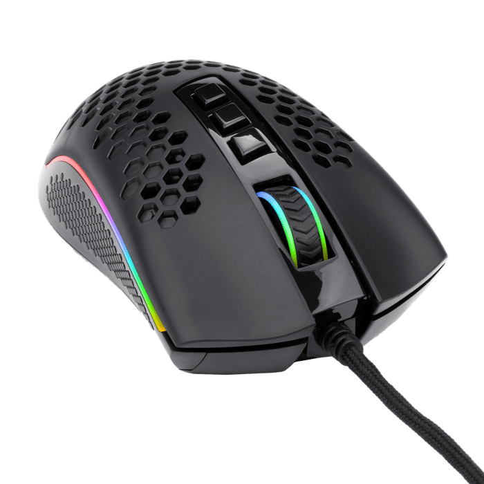 Redragon M808 Storm Lightweight RGB Gaming Mouse, 85g Ultralight Honeycomb Shell - View 11