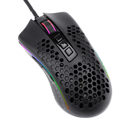 Redragon M808 Storm Lightweight RGB Gaming Mouse, 85g Ultralight Honeycomb Shell - View 7
