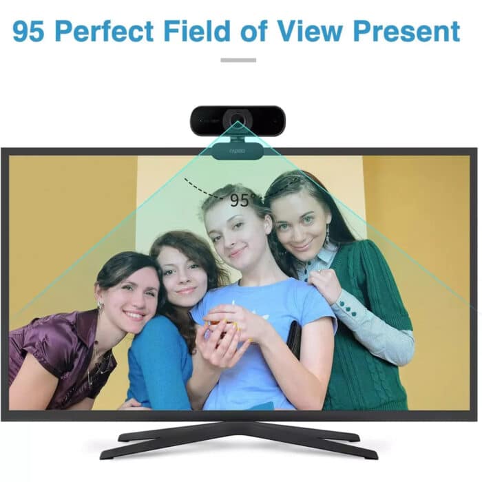 Rapoo C260 Webcam 1080P – Built-in Microphone - Detail View