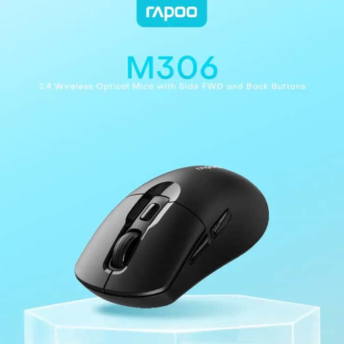 RAPOO M306 2.4 Wireless Optical Mice with Side FWD and Back Buttons - Package Contents