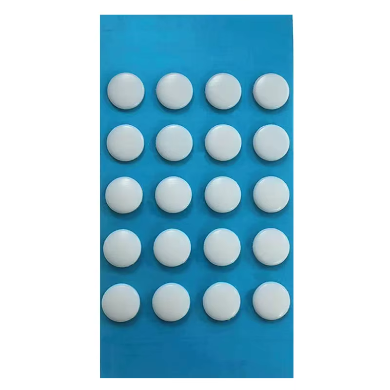 PTFE Dot Mouse Feet - 20 Pcs Ultra-Smooth Gliding Skates for Mice, Durable, Curved-Edge,and Low-Friction Replacement Pads