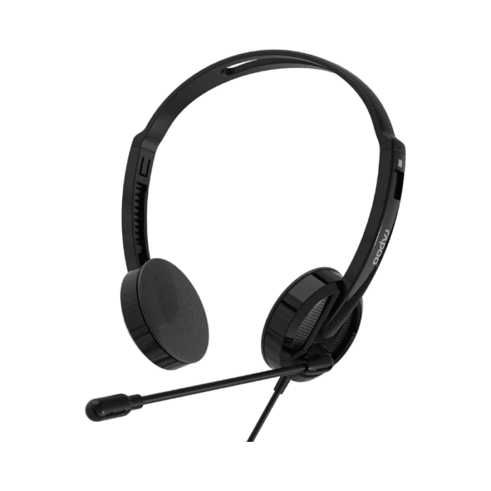 Headphone Rapoo H101 Black 3.5mm - Side View
