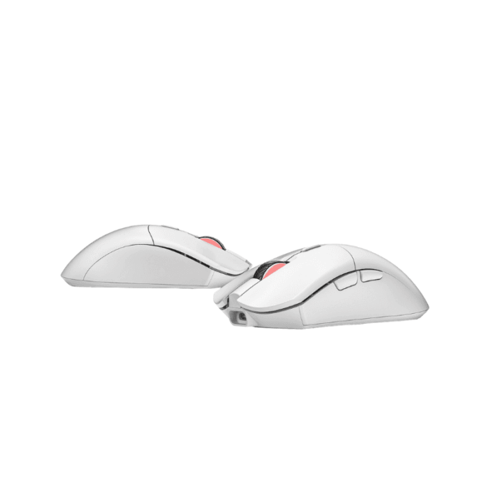 FANTECH WGC5S BLAKE S DUAL MODE WIRELESS GAMING MOUSE Polling Rate 1000Hz - White - Side View