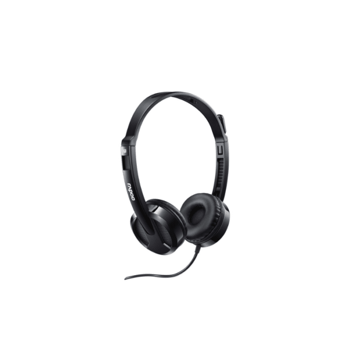 Headphone Rapoo H101 Black 3.5mm - Back View