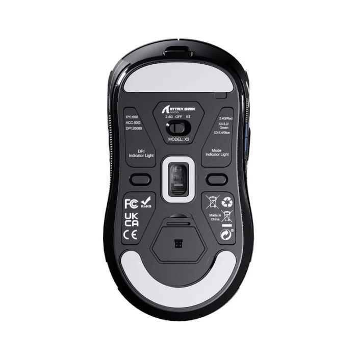 ATTACK SHARK X3 Wireless Gaming Mouse PAW3395 Superlight - Package Contents